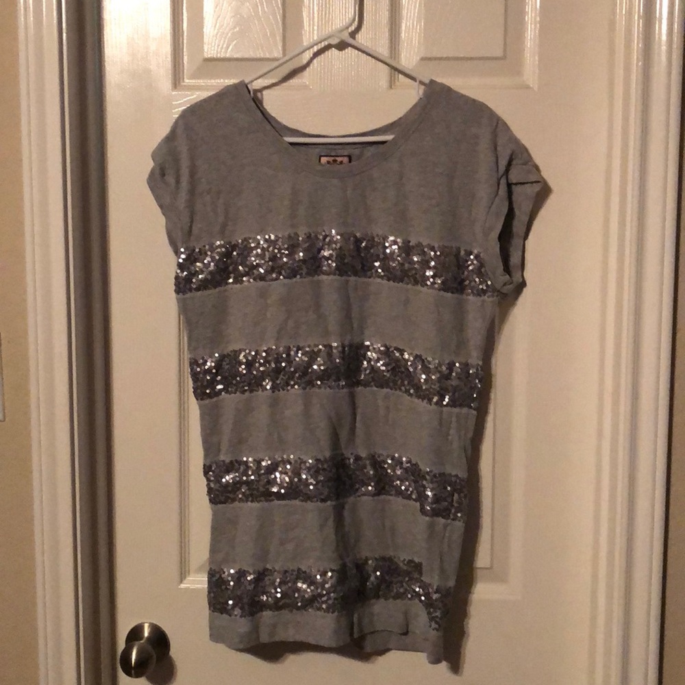 Juicy Couture grey sequin tunic/dress